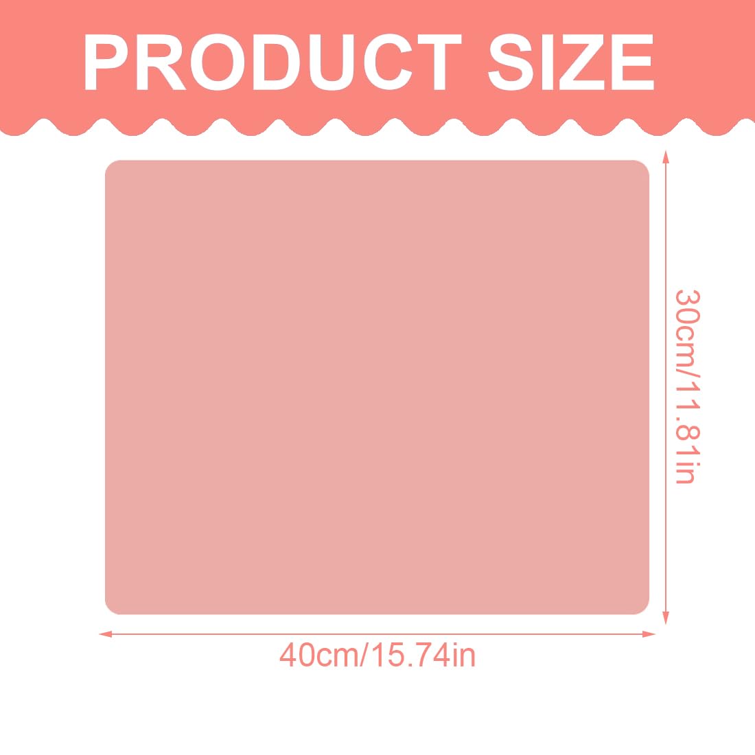 Rosa Tappetino Silicone Cucina, Gomma Siliconica per Stampi, Tappetino Forno per Gioielli Artigianali Stampi in Resina Colata Mat 40cm*30cm