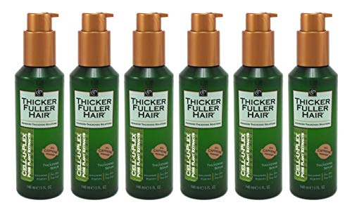 Thicker Fuller Hair Thickening Serum 5 Ounce (145ml) (Pack of 6)