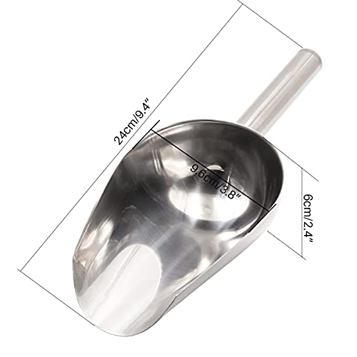 Nomal Ice Scoop, 2 Pack 12 Oz Ice Scooper Stainless Steel Ice Scooper For Ice Maker thumb #1