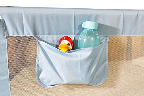 Image of Vic Kid Adjustable Baby Bedrail Guard Bed Fence Size: L 198cm* H 66cm (Pattern : Pink Elephant)