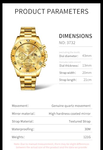 Image of OLEVS Watches for Men Chronograph Luxury Dress Stainless Steel Wrist Watch