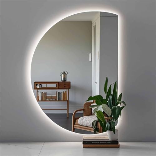Miroir LED intelligent pour salle de bain à intensité variable unique - 2