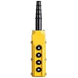BestTong 4 Way Rainproof Crane Control Station Hoist Pendant Push Button Switch COB-62