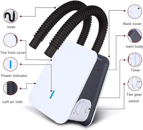Secador eléctrico retráctil y plegable para botas y guantes miniatura 6