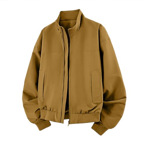 Light Jackets for Men Long Sleeve Zip Up Mens Casual Jacket for Fall - image 7