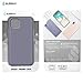 SURPHY Compatible with iPhone 11 Pro Max Case 6.5 inches, Thickened Liquid Silicone Phone Case (with Microfiber Lining) for iPhone 11 Pro Max 2019, Lavender Gray
