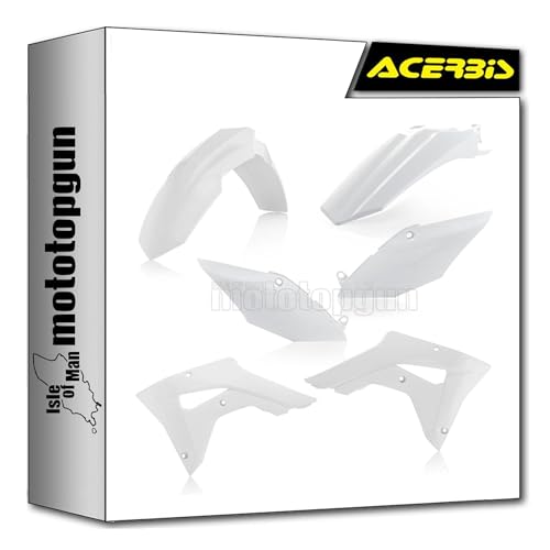 Cache carenage blanc pour remplacer plastique casse Honda CRF 450 RX