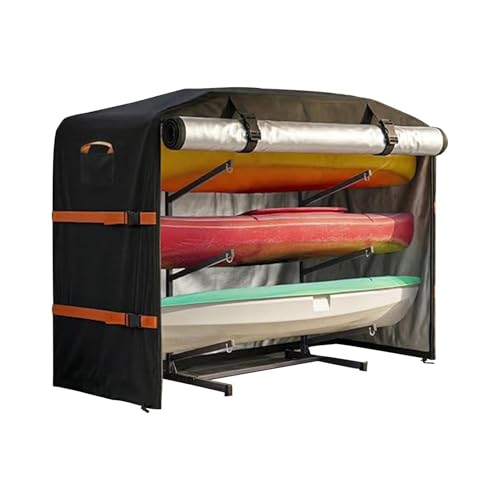 Housse de rangement pour rack à canoë contre les UV et salissures de cour