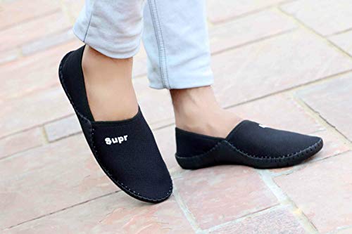 Image of Cash International Men's Black Mesh Upper Casual Shoes