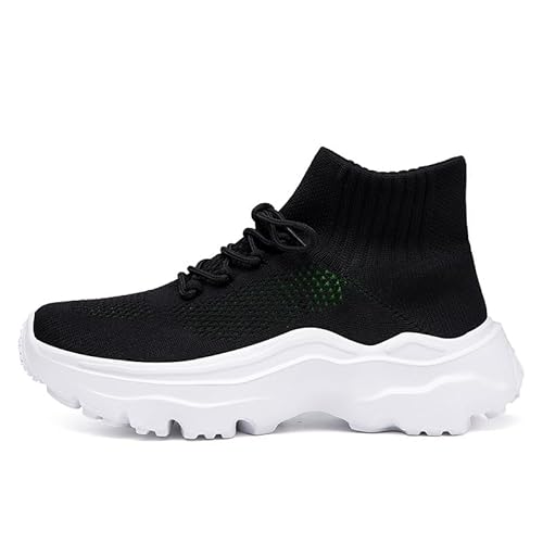 Men Women's Slip On Sneakers, Lightweight Athletic Walking Shoes, Breathable Casual Running Shoes, Non-Slip Waterproof Fashion Sneakers for Daily Wear Travel Shopping (Green,10)