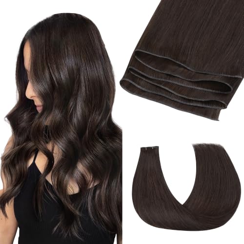 Image of GOO GOO Genius Weft Hair Extensions Human Hair Invisible Blend Flat Weft