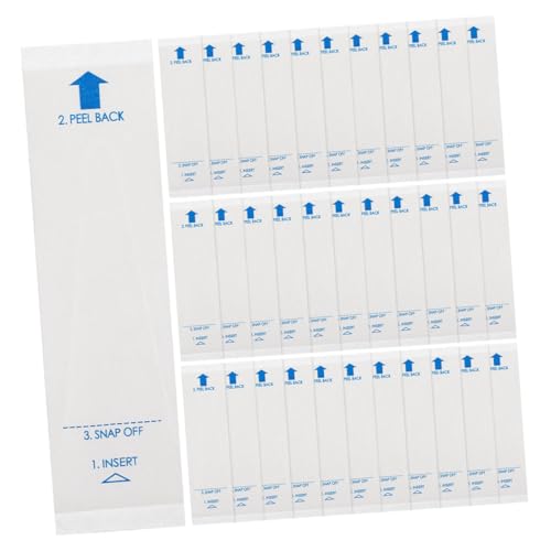 Toyvian 150piezas Desechables De Papel Seguras Eléctricos Uso Clínico y Medición De Temperatura