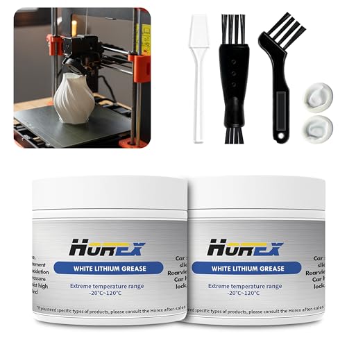 Horex 2pcs 3D Printer Lithium Grease 3.53oz Lubricant