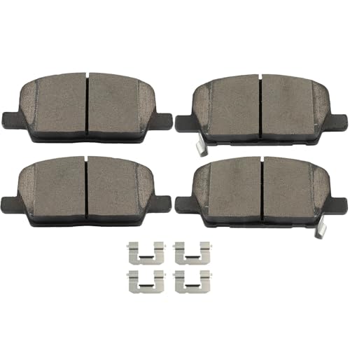Image of SCITOO D2019 Front Ceramic Brake Pads Sets w /Hardware Replacement For Buick For Encore 2018-2022,For Chevrolet For Trax 2018-2022