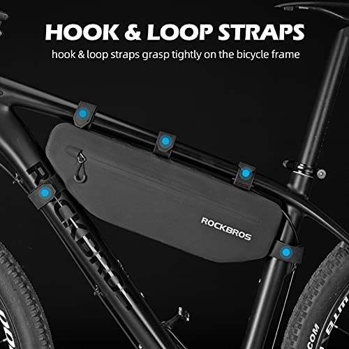 ROCKBROS Bike Frame Bag Waterproof Bike Triangle Bag Bicycle