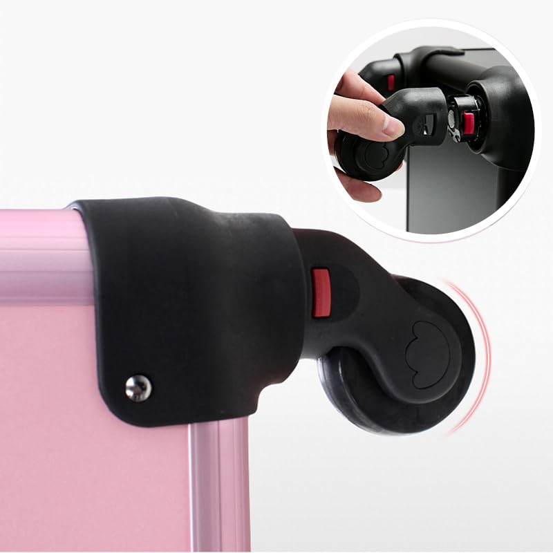 Ruedas Maleta, Ruedas de Maletas Maleta Accesorios de reemplazo de equipaje desmontable Ruedas universales desmontables Enchufe Piezas de reparación de la polea de la rueda desmontable(CL02-1Pair-2Whe