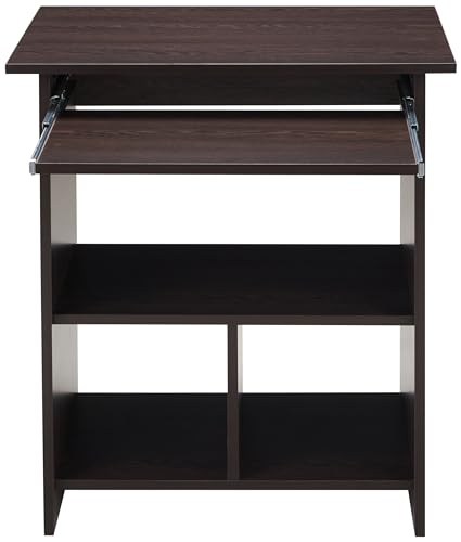 Amazon Brand - Solimo Uno Engineered Wood Office Computer Table (Keyboard Slider, Wenge Finish) - Image 5