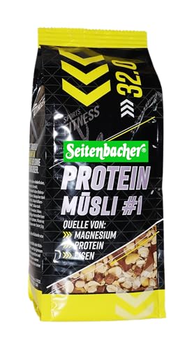 Seitenbacher High Protein Müsli - Erreiche das nächste Level I 30% Protein I 6 Protein Quellen I (1 x 454 g)