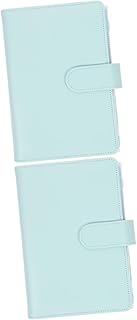 TEHAUX 2 Conjuntos De Livro De Orçamento Organizador De Orçamento Fichário Pasta De Orçamento Envelopes Com Zíper De Dinheiro Fichário De Economia De Dinheiro Fichário De Recheio De