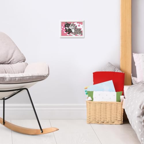 Ravensburger - CreArt Kids 8x12 cm - Numéro d'art - Adorables Chatons - Kit de Peinture par numéros - Dès 7 Ans - 25577