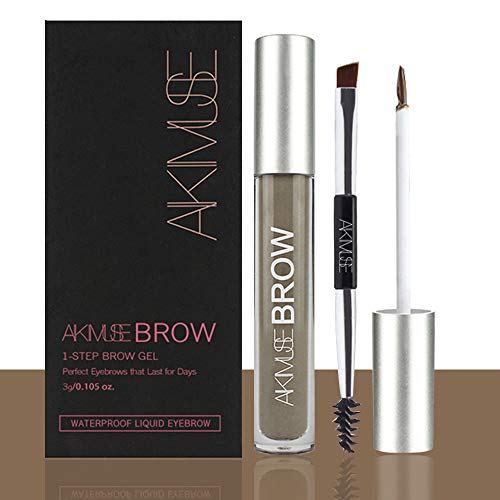 Semi-permanent Eyebrow Gel for Waterproof, Long Lasting, Smudge-Proof, Sweat Resistant, Natural, Brow Pen Tinted Makeup (BLONDE)
