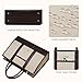 LOVEVOOK Laptop Tote Bags for Women Work Bag 15.6 inch Large Professional Teacher Purse Lightweight Computer Bag Briefcase Business Office, Apricot-chocolate