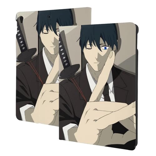 Compatible with チェンソーマン iPad Pro ケース 2024 11インチ(最新型) iPad Pro 11インチ ケース タブレットケース Ipad pro タブレット ケース 第5世代 PUレザー 二つ折スタンド 角度調整 横置きス