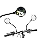 LQKYWNA 1pcs HD Bicicletas Espejo Giratorio y Ajustable ángulo del Manillar de la Bici Espejo Gran Angular Espejo retrovisor para la Bici de la Bicicleta