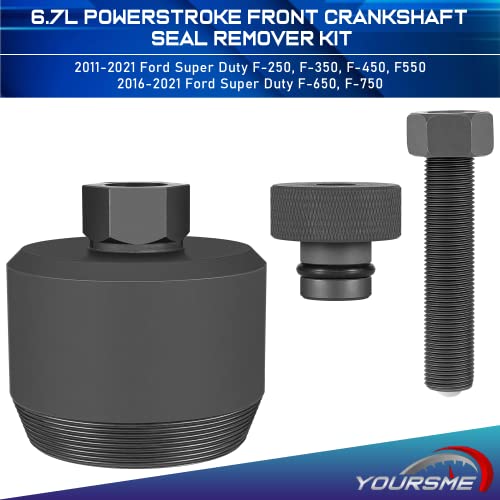 303-1510 For Power Stroke 6.7L Front Crankshaft Seal Remover Fit For 2011-2021 Ford Super Duty F250 F350 F450 F550 F650 F750 Equipped For Power Stroke Diesel 6.7L Engines Alt To St-152 #TOP1