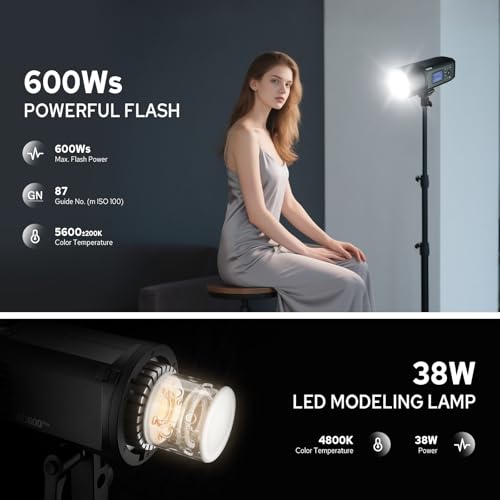 Image of Godox AD600 Pro AD600Pro Outdoor Flash Strobe Light, 600Ws TTL Studio Flash Monolight, 2.4G 1 /8000s HSS Speedlite, Powerful Li-ion Battery, Compatible for Canon Nikon Sony FUJIFILM Olympus Panasonic