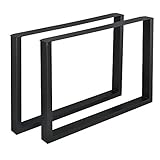 Ce set de 2 pieds en métal revêtu par poudre sera un support solide pour votre plateau et assurera la bonne stabilité de la table à manger. A l'aide de ce duo, vous pourrez créer votre meuble design complétant la décoration de votre intérieur.