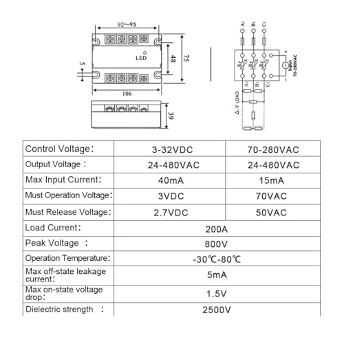 Module de relais triphasé éliminant les arcs électriques en commutation AC - 3