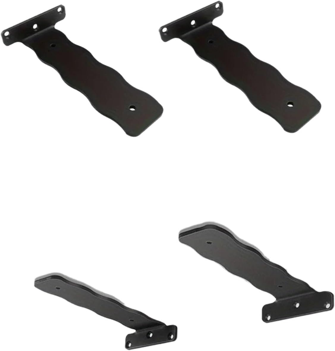 Brackets for Shelves 20pcs L Bracket for Shelves Heavy Duty Brackets Wooden Board Hanging Supports Blind Shelf Wall Mount Floating Shelf Brackets