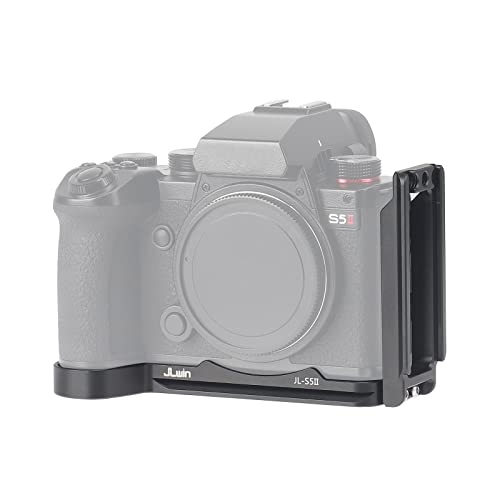 FOTGA Quick Release Plate L-Angle Vertical L-Bracket Plate for Panasonic LUMIX S5 II Camera, Compatible with DJI Ronin RS2/RSC2/RS3/RS3 Pro/RS3 Mini Gimbal Stabiliser Arca Swiss Tripod