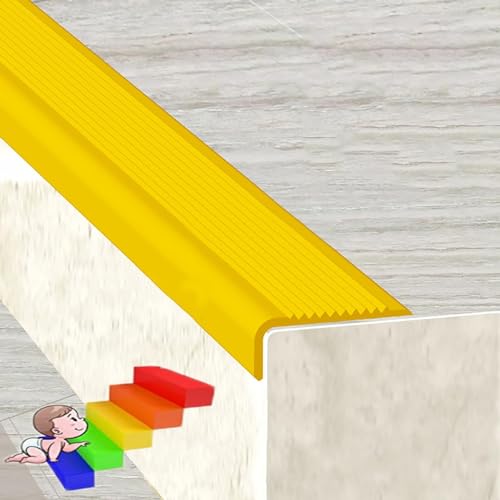 Tiras de goma antideslizantes de PVC para peldaños de porches y terrazas 3