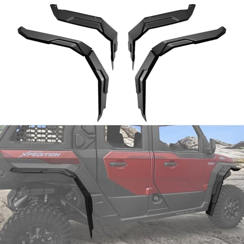 Image of Fender Flares for Polaris Xpedition XP /ADV 2024+, Full Coverage Front & Rear Extended Mud Flaps Splash Guards for Polaris Xpedition XP /XP 5 /ADV /ADV 5 2024+ Accessories (Replace #2890638)