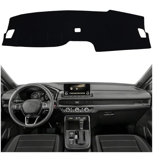 KEEGTBOX Dashboard Mat Cover Interior Center Console UV Rays Protector Compatible with Honda CR-V CRV 2023 2024 2025 (Without HUD) Dash Board Mat Carpet Accessories