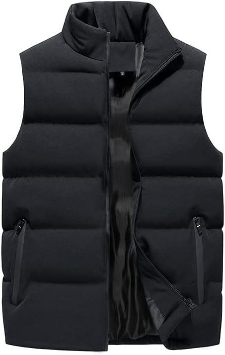 ZIROXISen's Vest Mens Vest Jacket Men Autumn Warm Sleeveless Jackets Casual Waistcoat Vest Male Winter Outwear