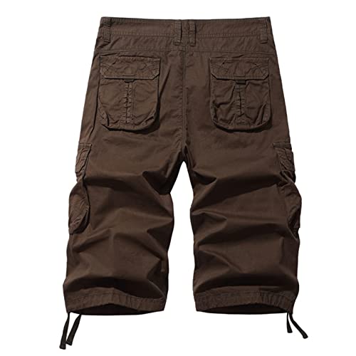 Mens Shorts Casual, Big And Tall Shorts For Men Summer Shorts For Men Slim Fit Shorts Men Hybrid Shorts Men Mens Black Shorts Golf Shorts Men 7 Inch Inseam Mens Loose Fit Cargo Coffee,S #TOP7