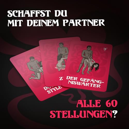 Kamasutra - Paar Spiele für Paare, Erotik Sex Spielzeug für Paare, Liebe Kartenspiel, Jahrestag Geschenk für Ihn & Sie, Partner Geschenke, Erotikspiele Freund, Sexspielzeug Toys Pärchen Spiel ab 18