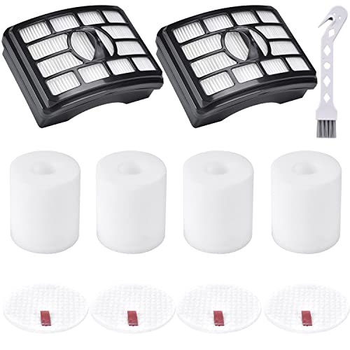 NV500 Filter Replacement for Shark Rotator Pro Lift-away NV500, NV501, NV502, NV503, NV505, NV552, UV560, ZU780, Compare to Part Xff500 & Xhf500, 2 Post Filters + 4 Foam & Felt Filters