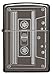 Zippo Cassette Tape Design Black Ice Pocket Lighter, one Size