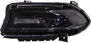 Compatible With Dodge Charger Headlight Assembly 2015 2016 Driver Side Halogen Type For CH2502270 | 68214397AD