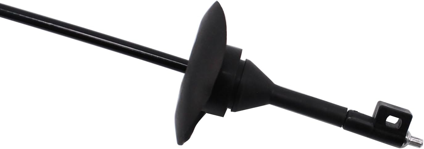 1 PC SHLPDFM Black Hood Release Cable Assembly With Pull Handle E3ZZ-16916A Compatible with 1983-1993 Ford Mustang