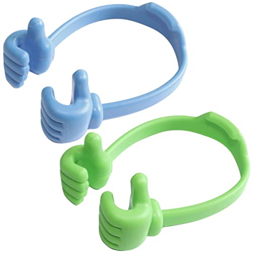 Homoyoyo Support De Téléphone Portable 2 Pièces pour Bureau Supports De Téléphone Portable Support De Téléphone Portable Paresseux Portable Support De Tablette De Téléphone Portable en Cover