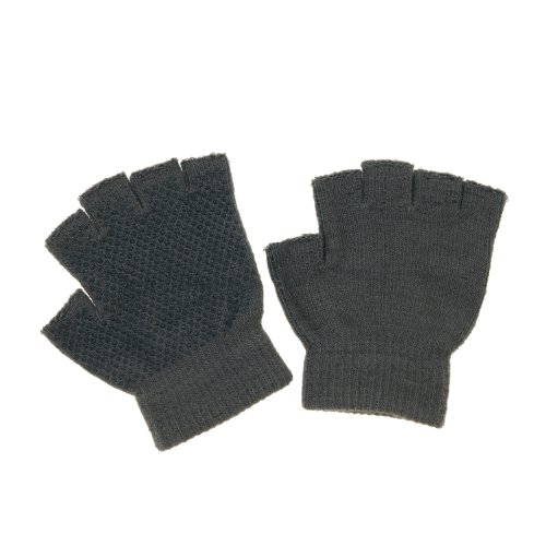 布施商店 のびのび手袋 （指無しタイプ／スベリ止め付） FT-3135 グレー