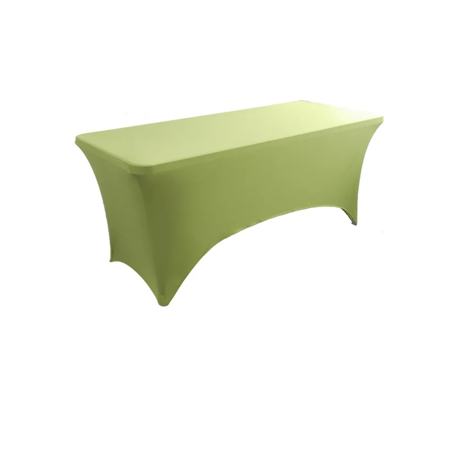 Nappe en Spandex vert clair de 8 pieds pour sublimer vos tables de banquet