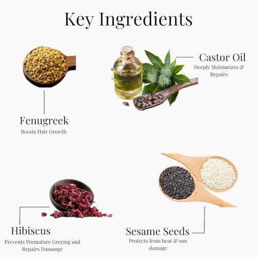Image of Ayurvedic Hair Oil for Hair Growth & Hair Fall Control | 100% Natural Herbal Oil with Bhringraj, Amla, Brahmi, Neem, Hibiscus & Cold Pressed Oils | Anti-Dandruff, Nourishing & Non-Sticky - (100 ML)