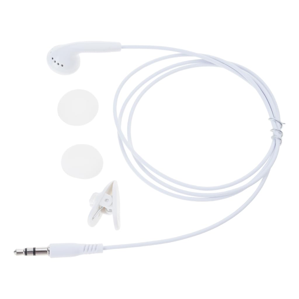 Tsophreniq 3.5mm in Ear Single-Side Earphones Earbud Corded Headsets Headphone Single Side for MP3 MP4 Mobile Phones