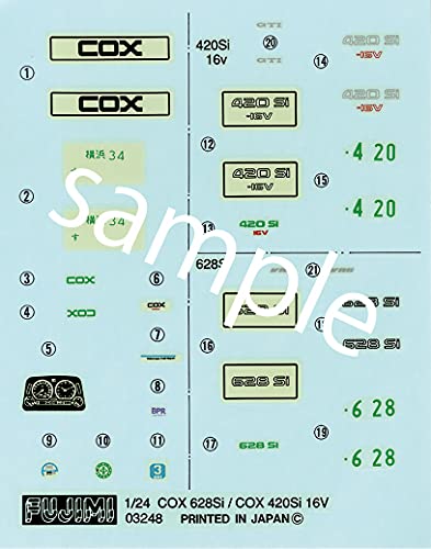 Fujimi Model 1/24 Real Sports Car VW Golf COX 420Si miniatura 2